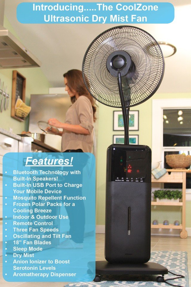 Coolzone Misting Fans